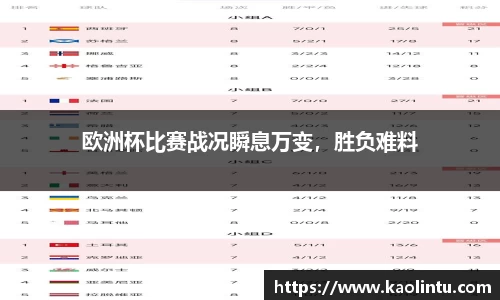 欧洲杯比赛战况瞬息万变，胜负难料